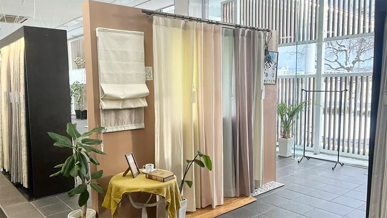 インテリアの展示
