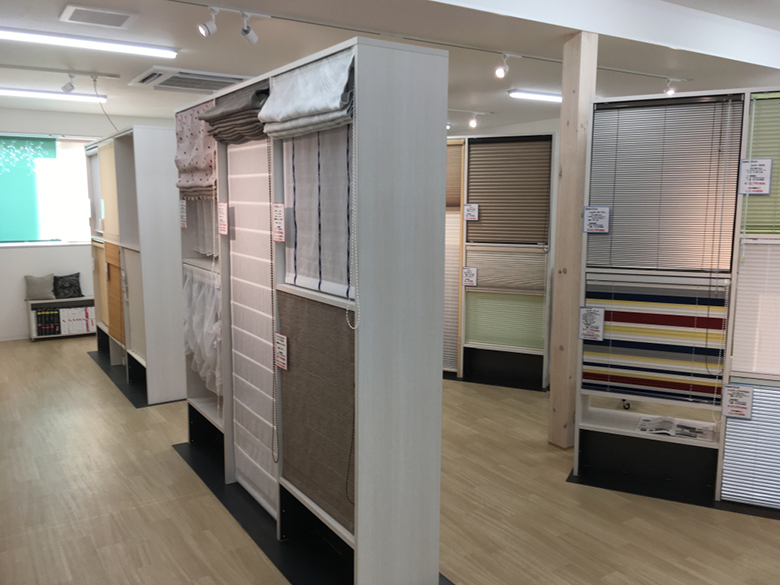 インテリアの展示